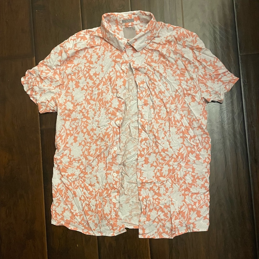 Floral Print Men's Shirt